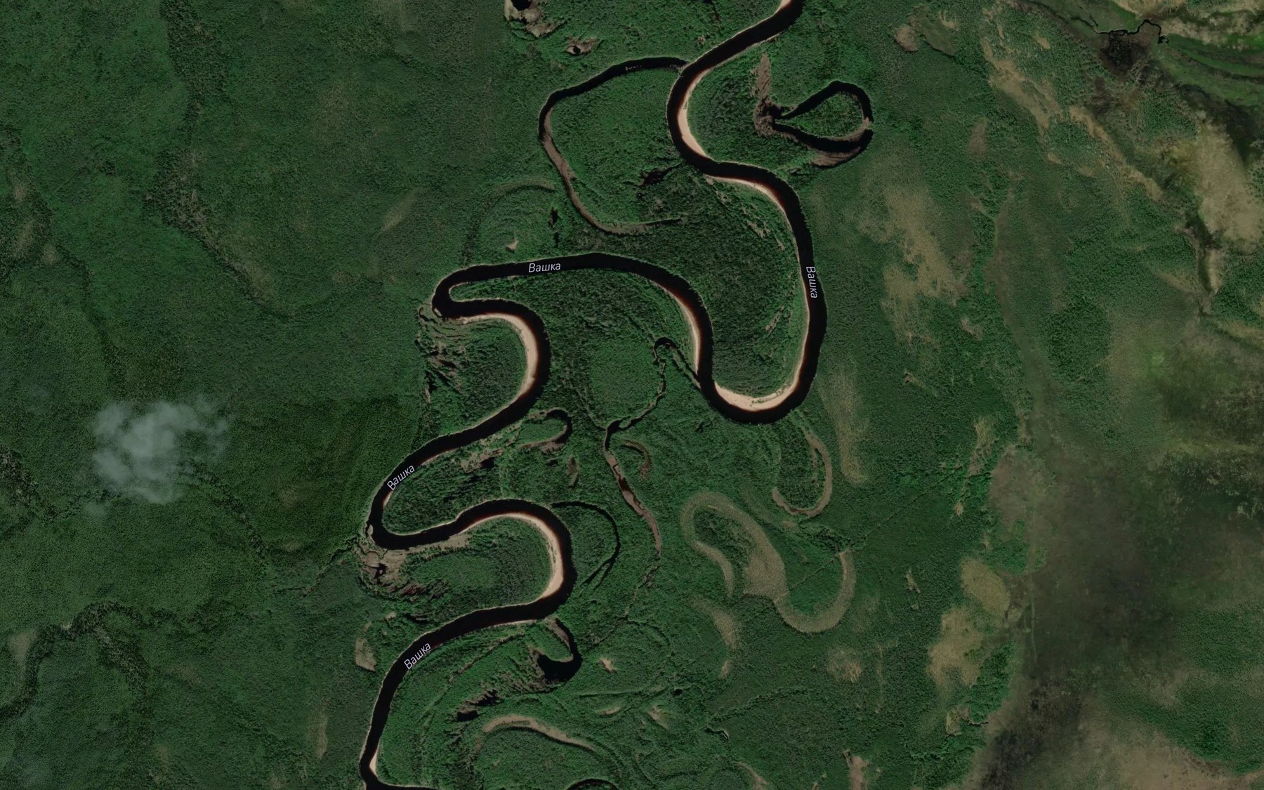 Satellite map of the Chipyshtan"yel'