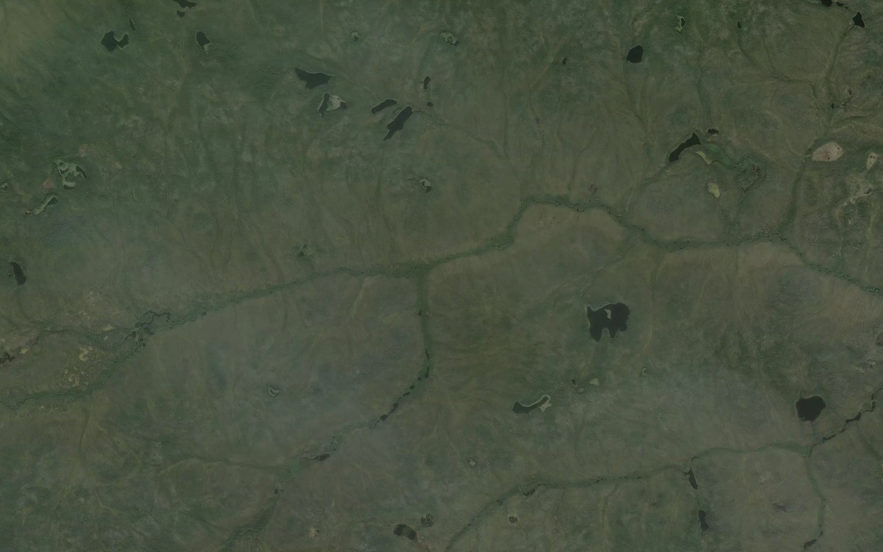 Satellite map of the Easy Money Creek