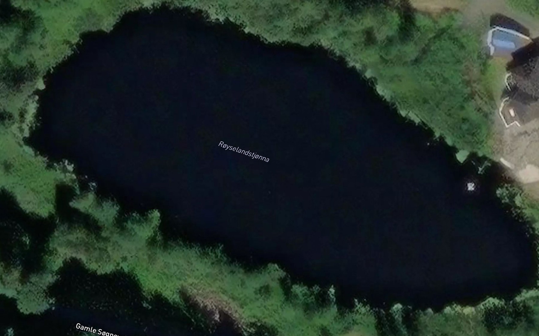 Satellite map of the Royselandstjonna