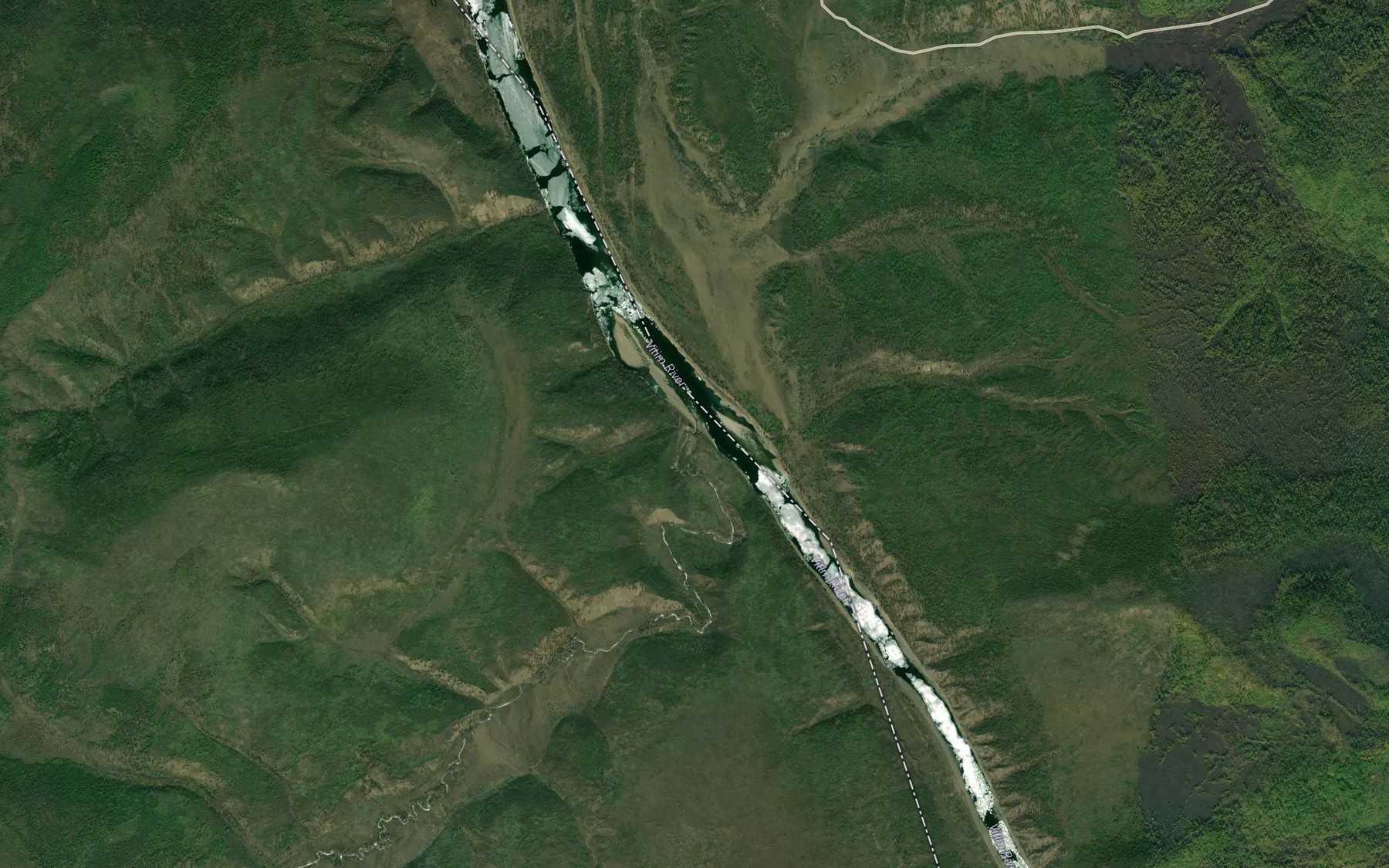 Satellite map of the Potani