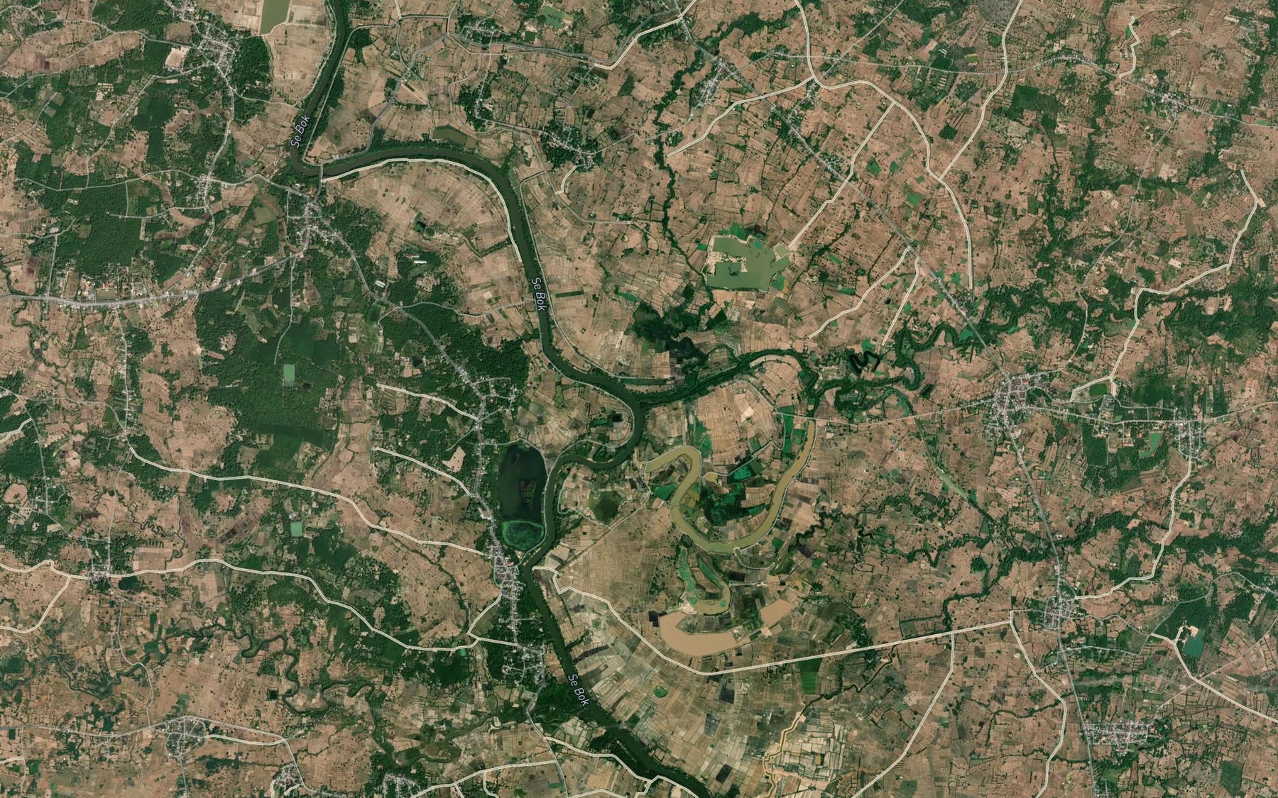 Satellite map of the Huai Ba Rang