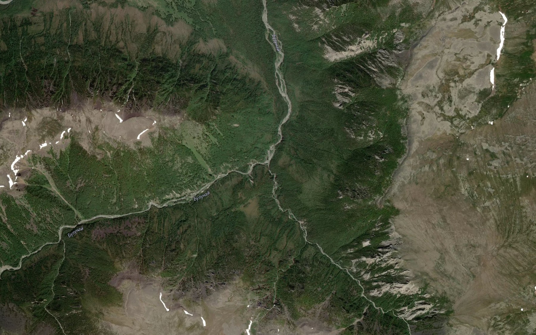 Satellite map of the Zun-Bulunay