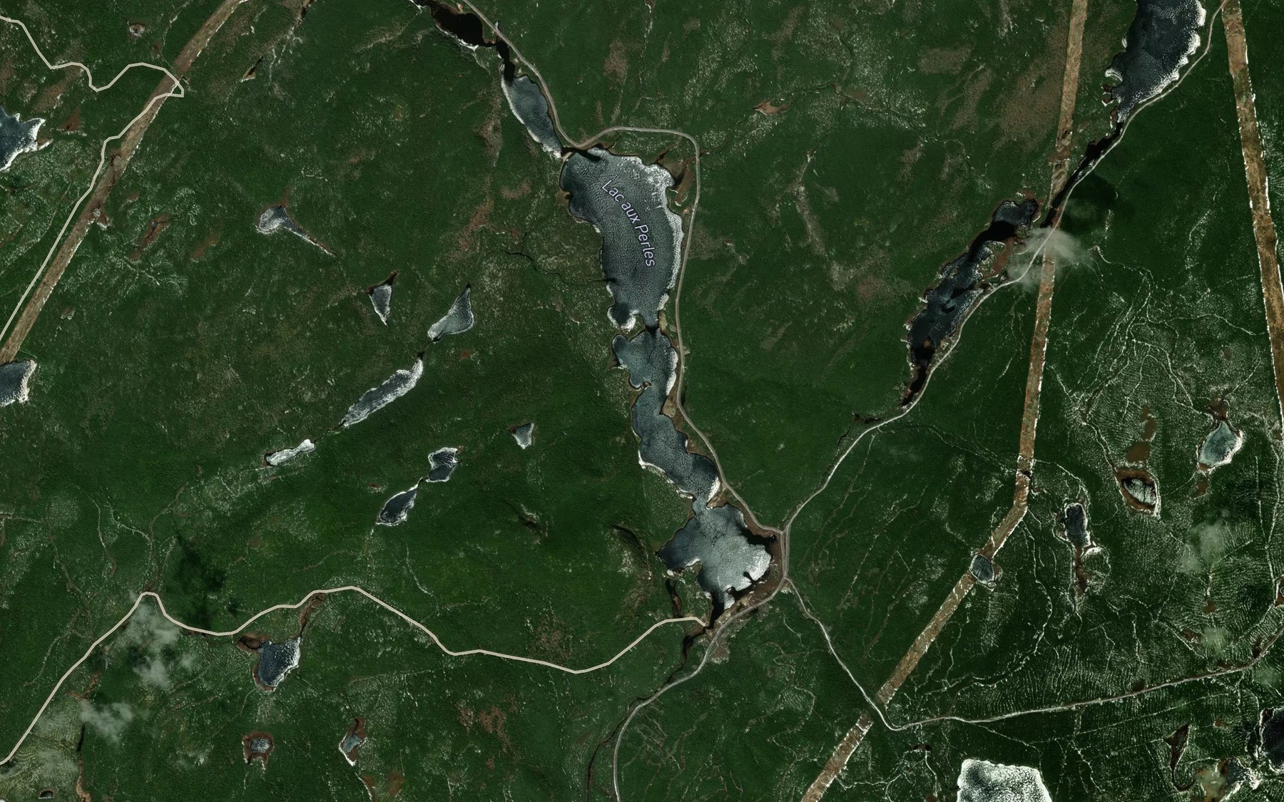 Satellite map of the Ruisseau de l'Ecrin
