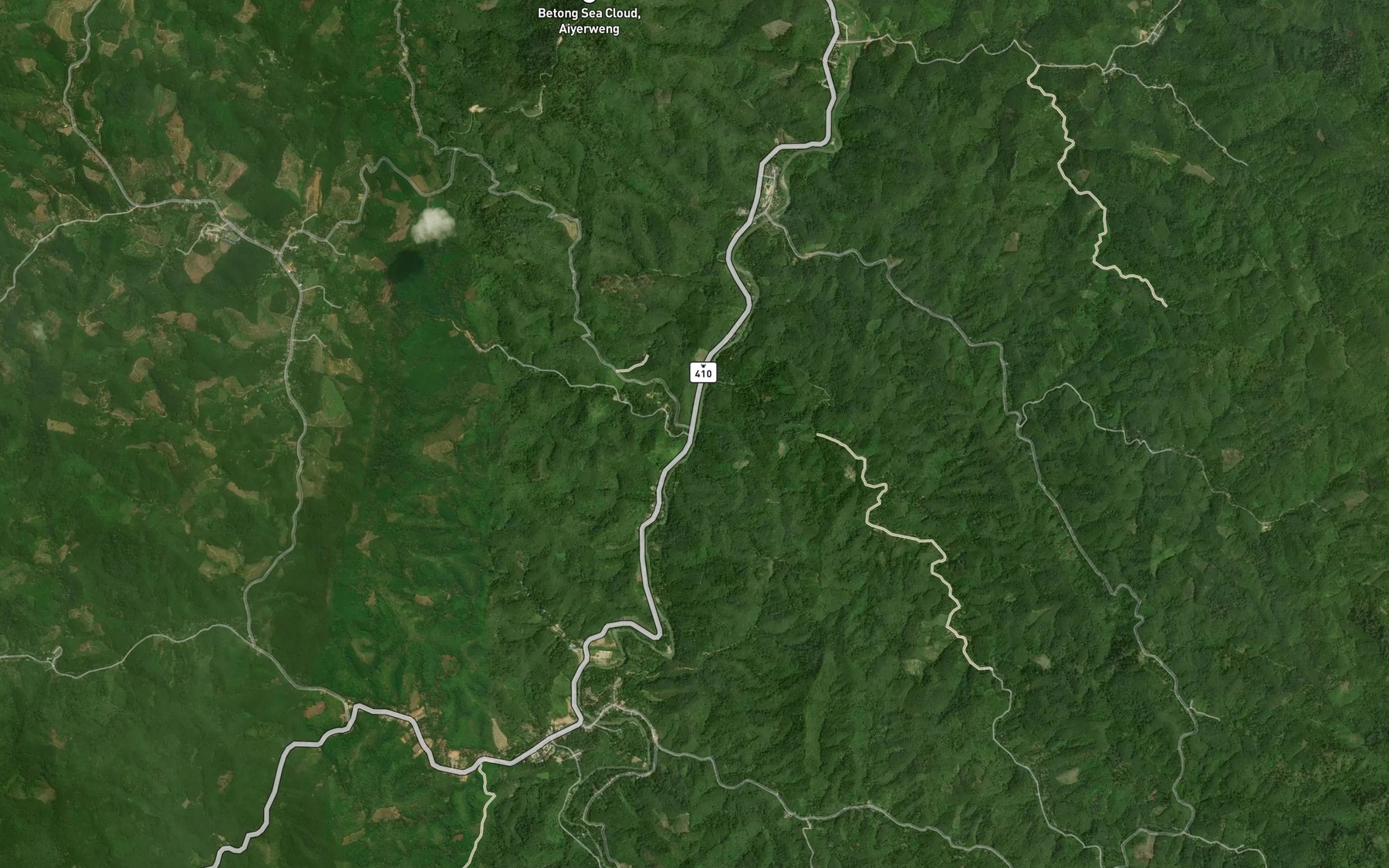 Satellite map of the Khlong Wang Mai
