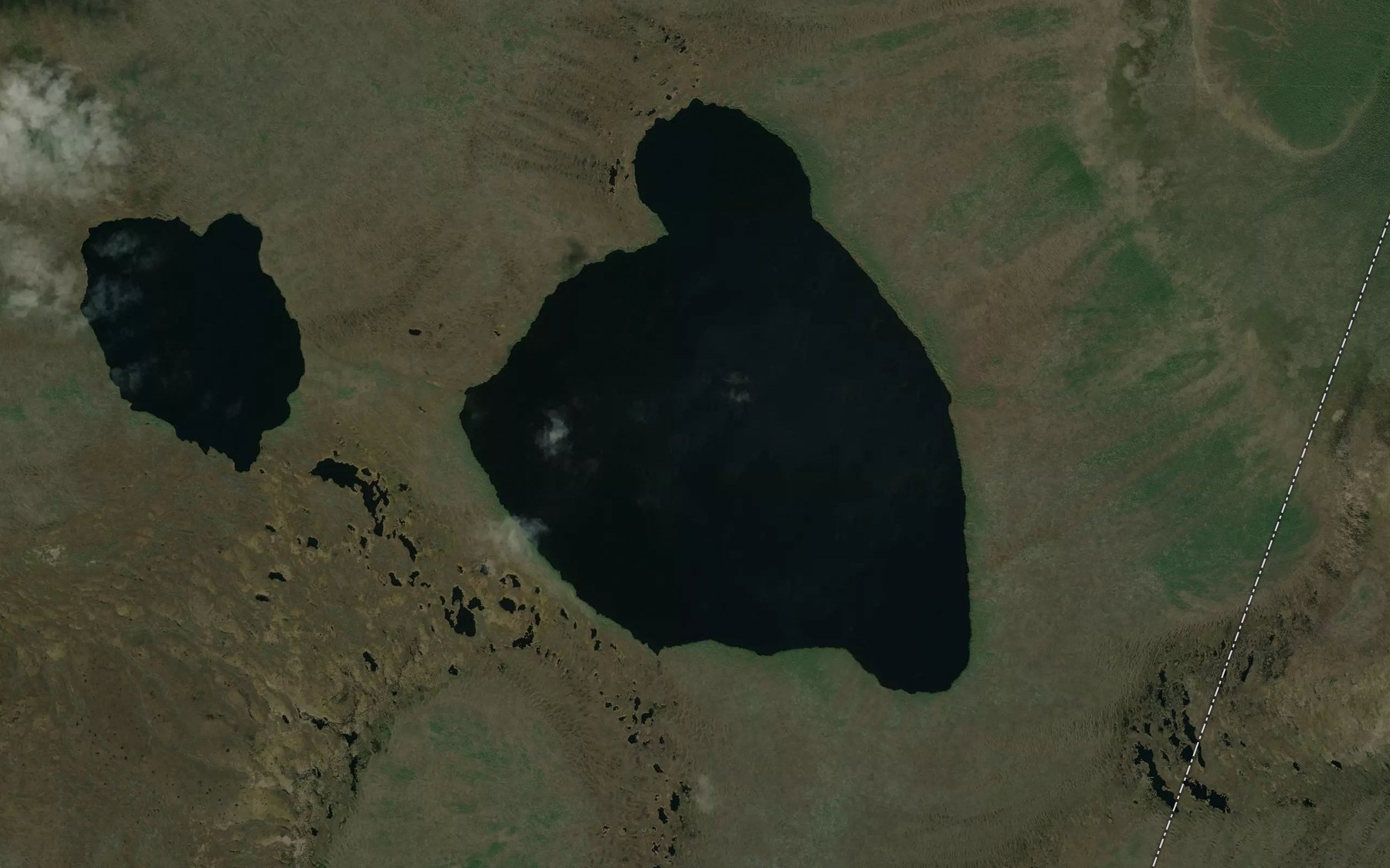 Satellite map of the Ozero Vaynaris