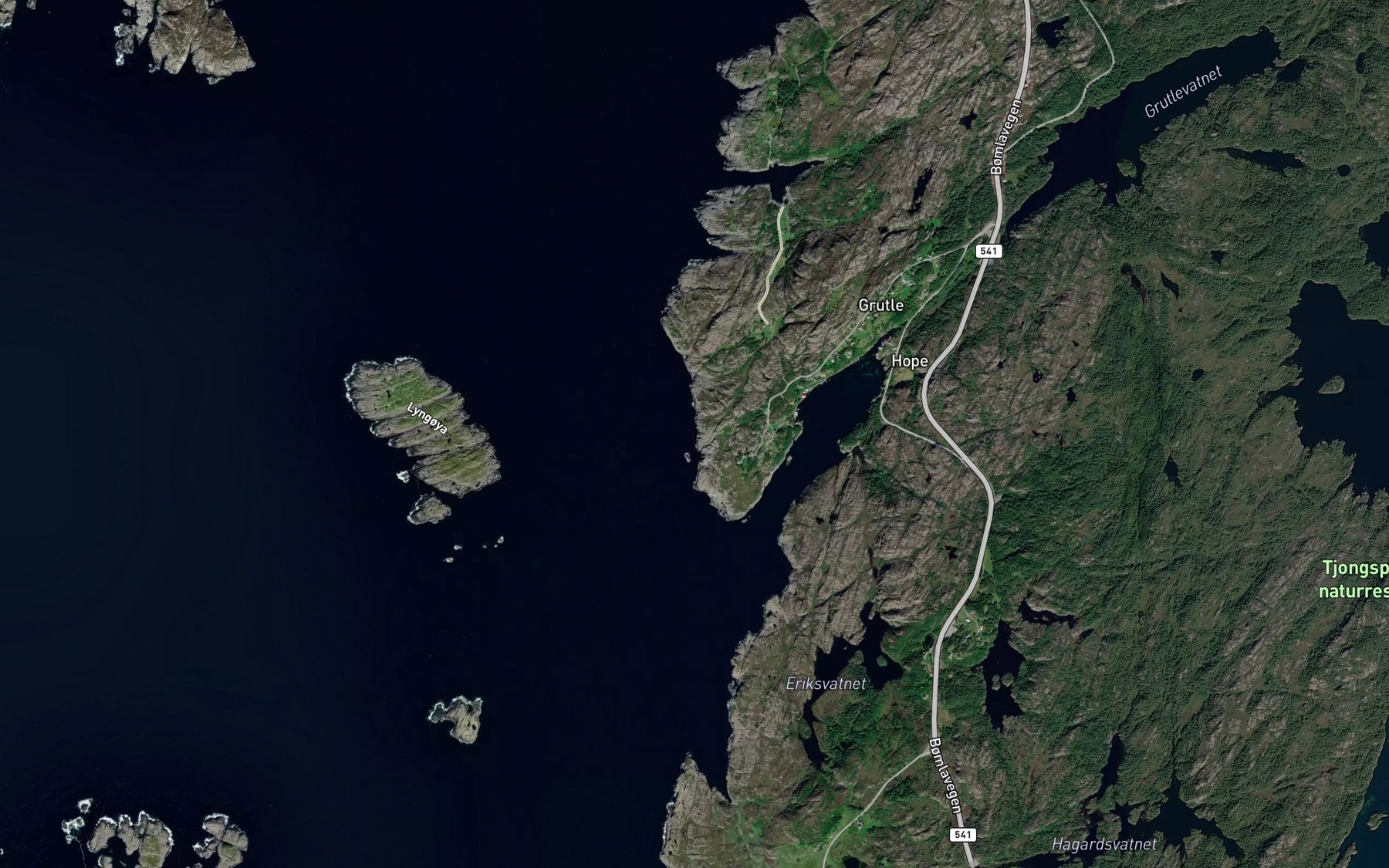 Satellite map of the Revavika