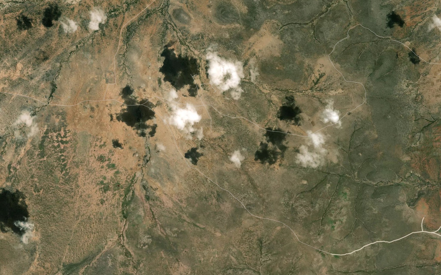 Satellite map of the Donga
