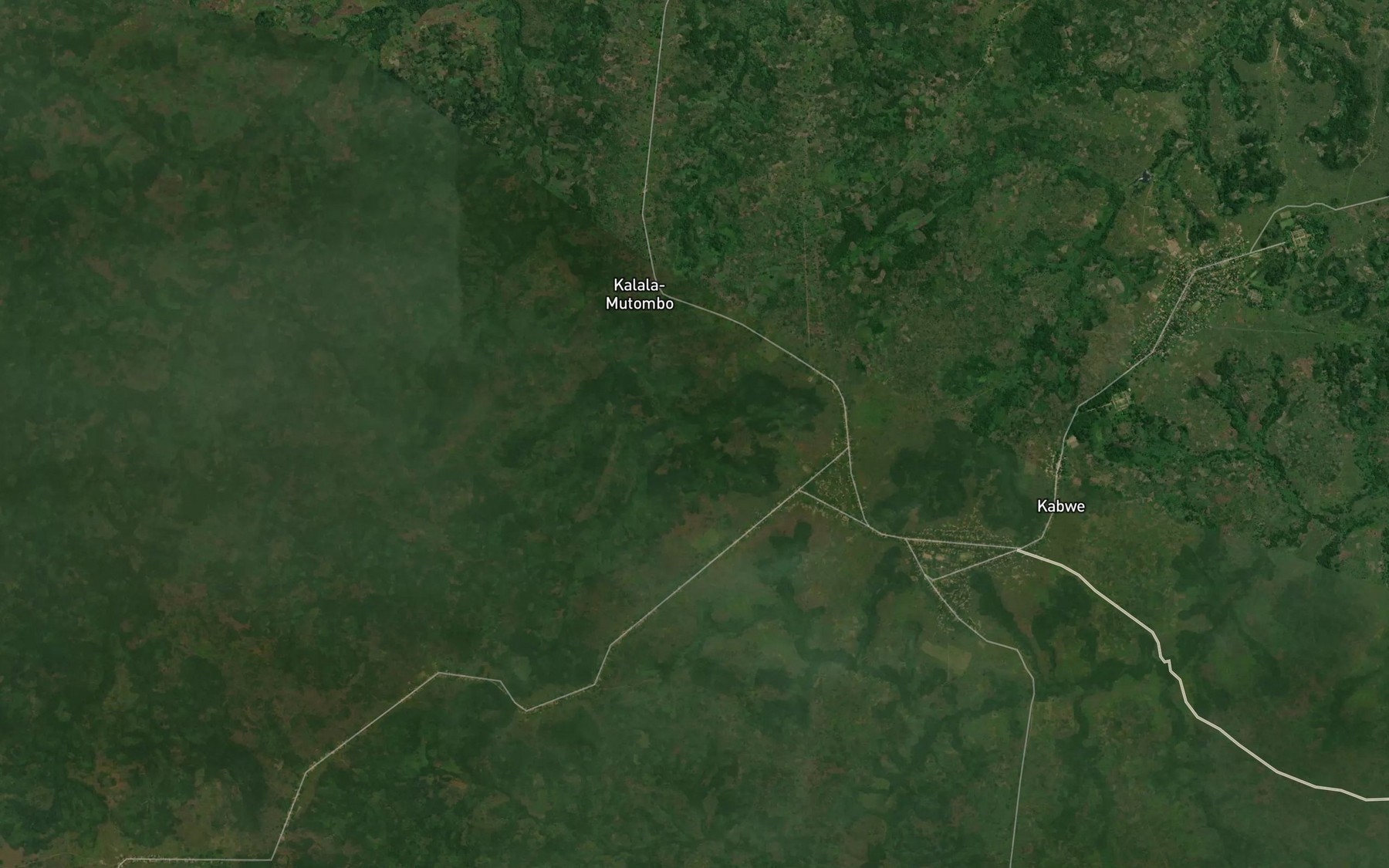 Satellite map of the Nzambi