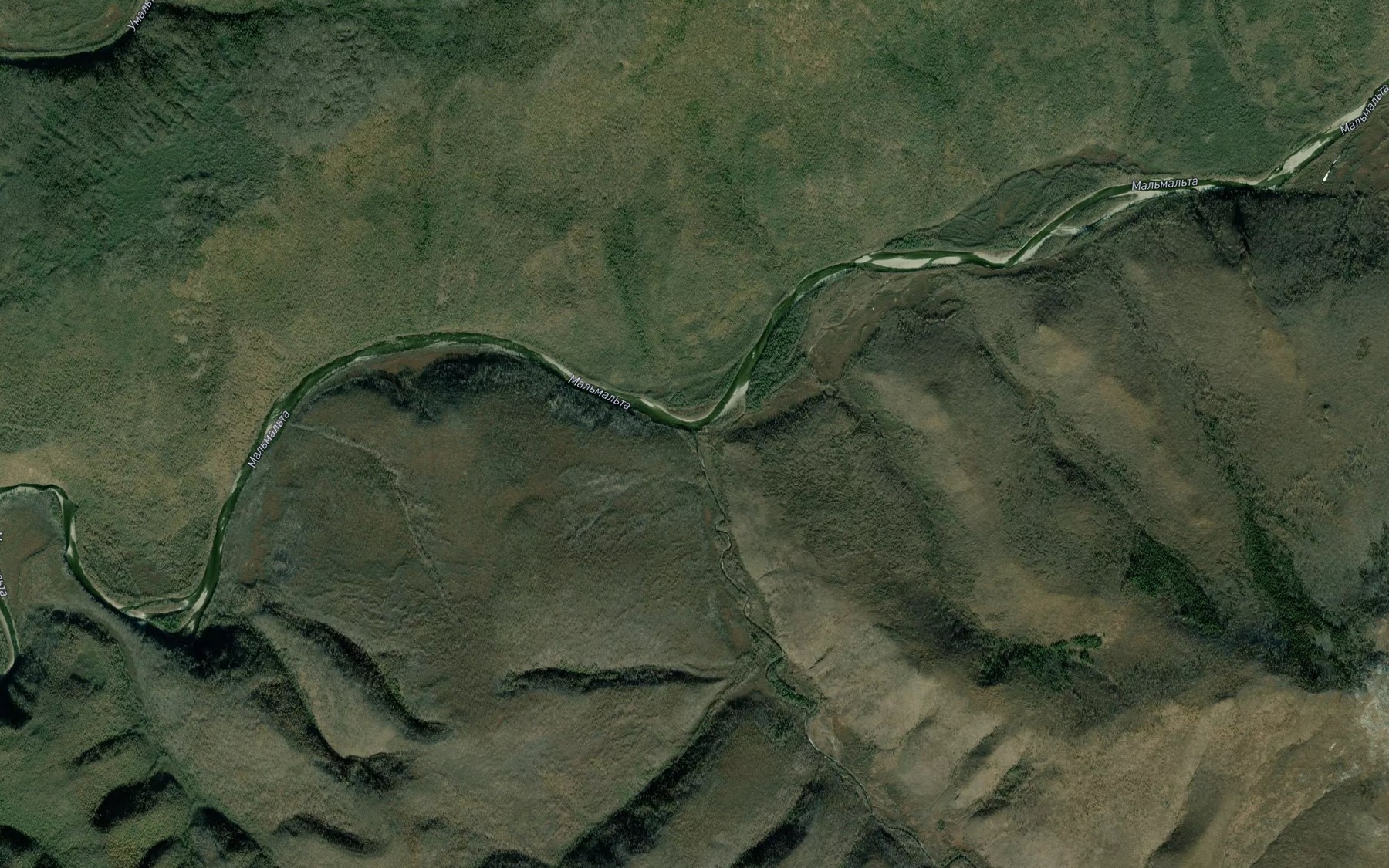 Satellite map of the Turmalinovyy