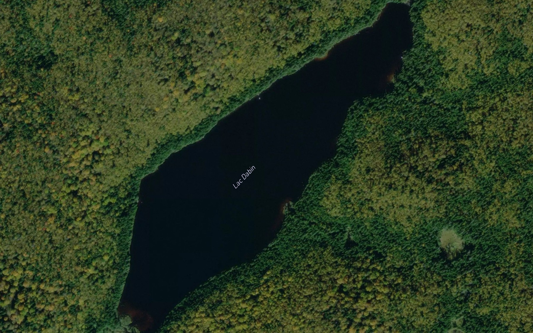 Satellite map of the Lac Dabin