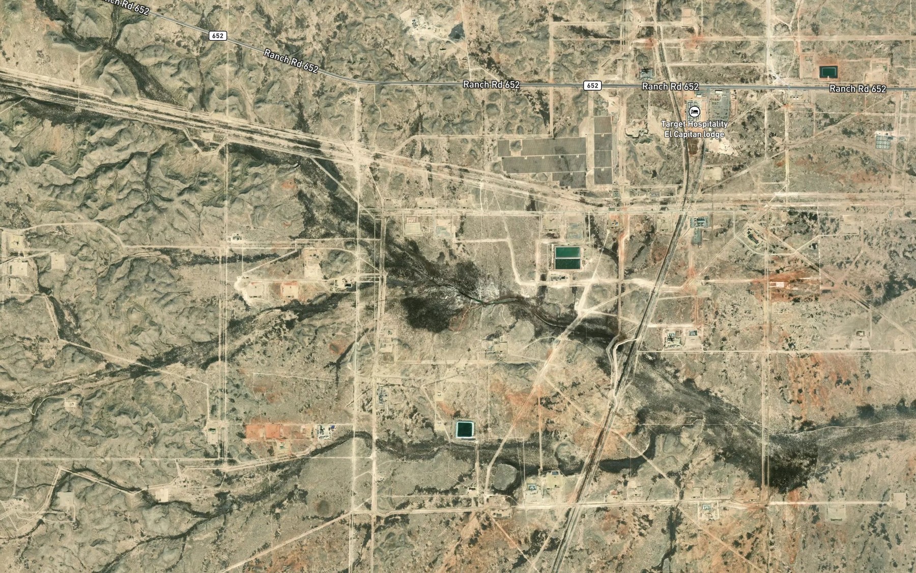 Satellite map of the Screw Bean Spring