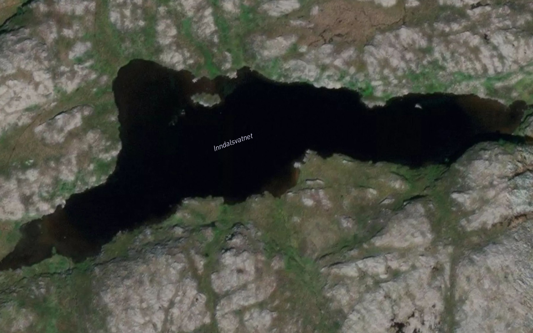 Satellite map of the Inndalsvatnet