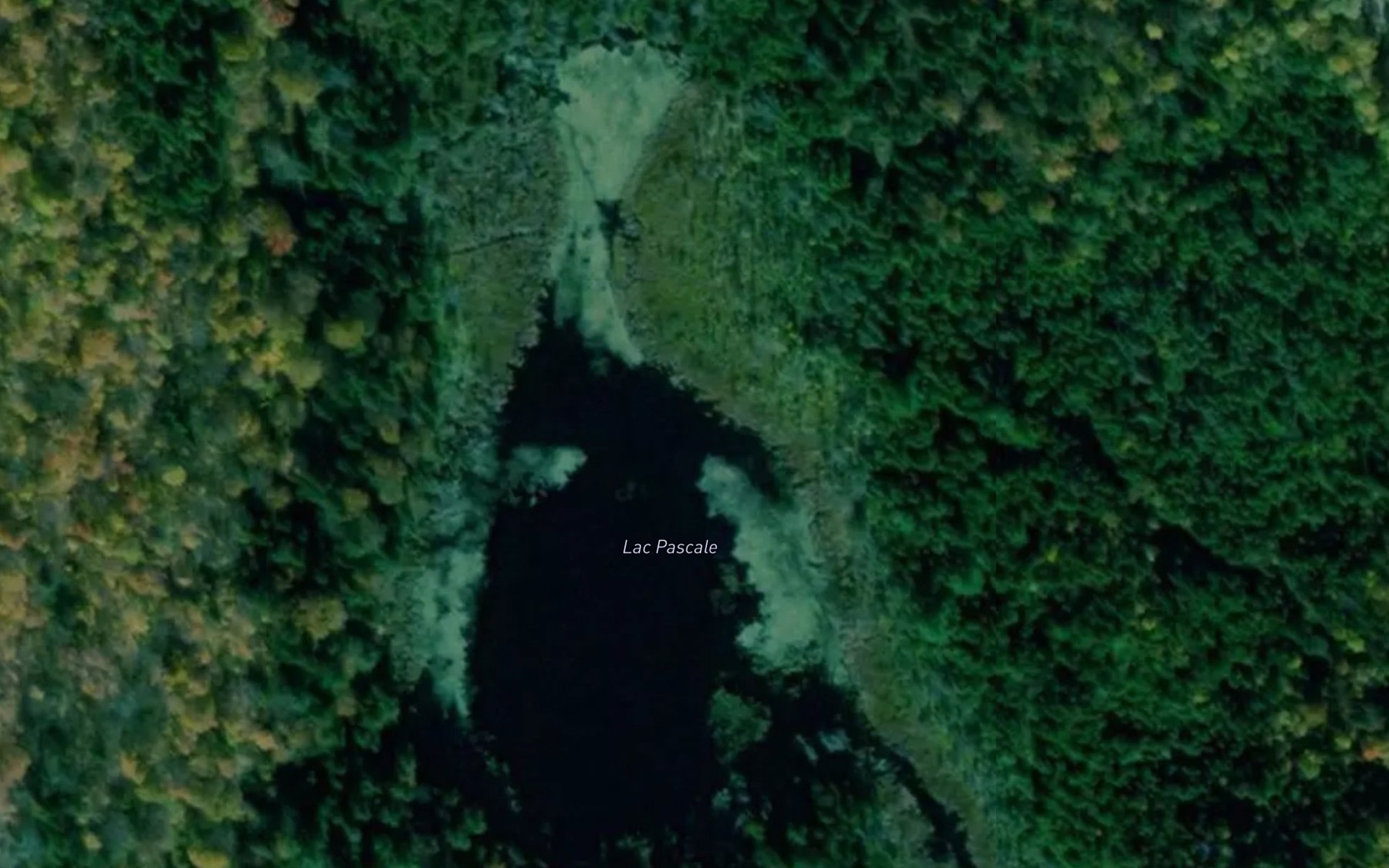 Satellite map of the Lac Pascale