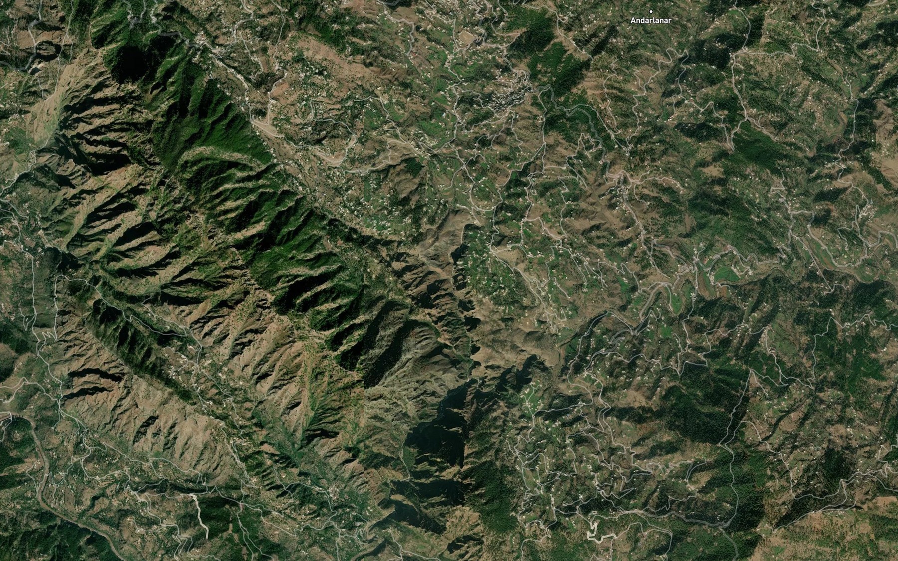 Satellite map of the Pishari Kas