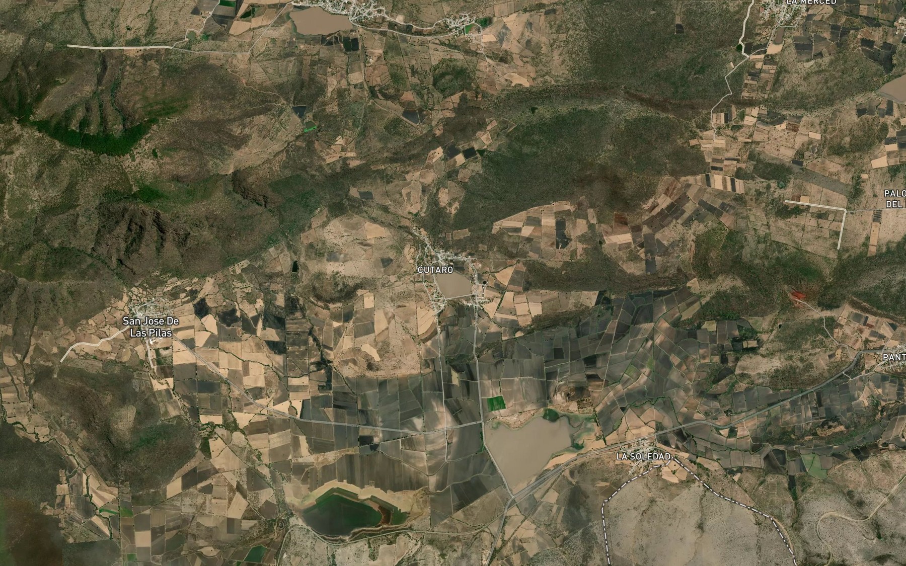Satellite map of the Nicolas Bravo
