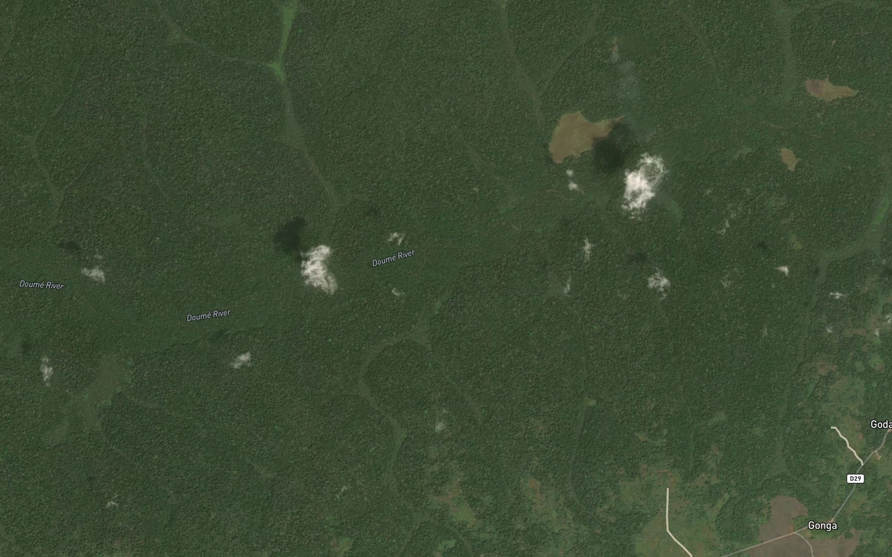 Satellite map of the Golo