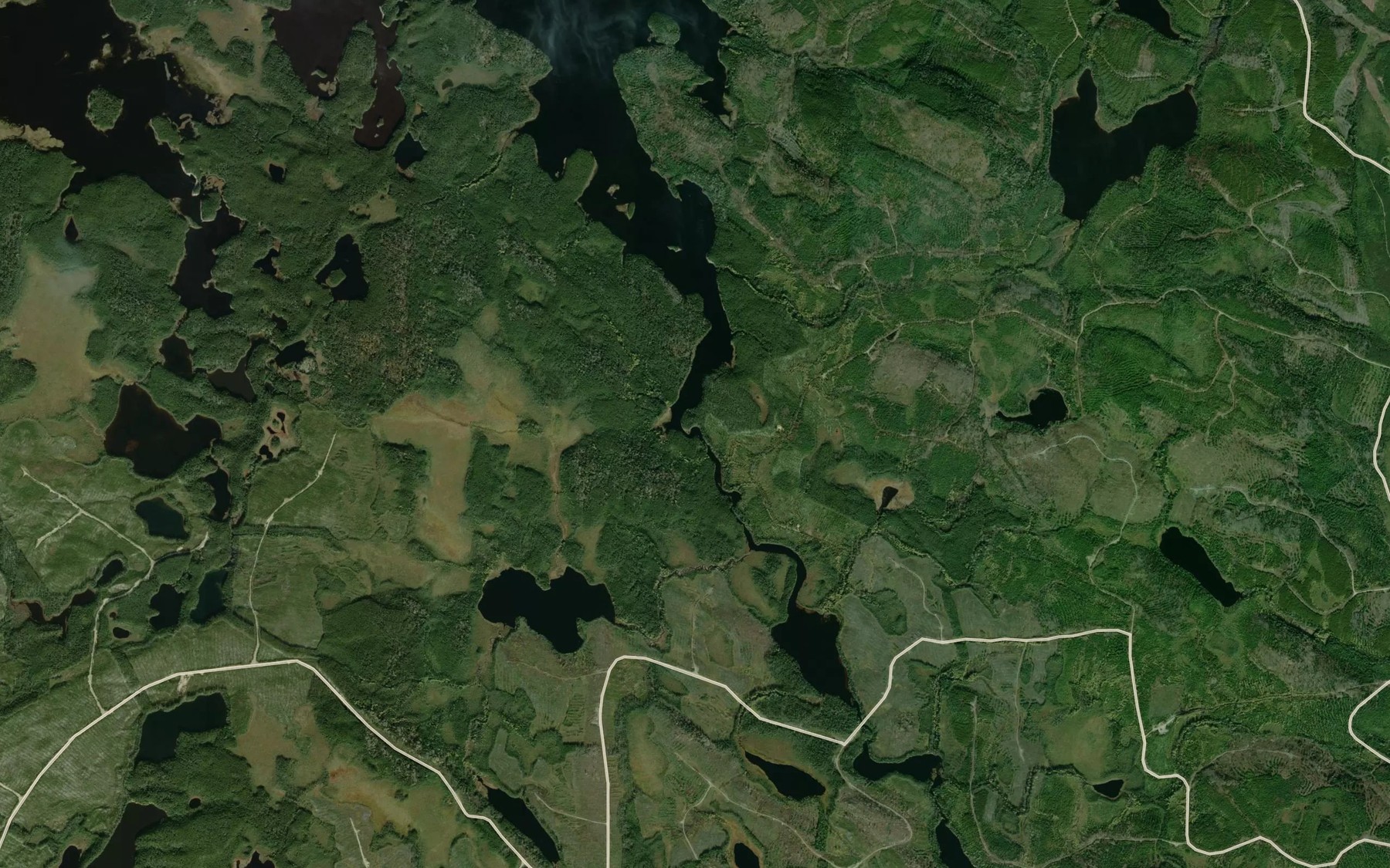 Satellite map of the Riviere Minikaniciciw