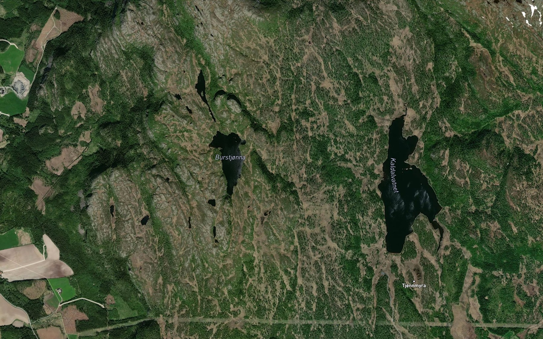 Satellite map of the Bursbekken