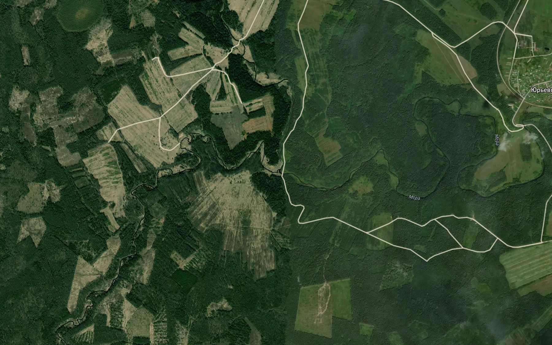 Satellite map of the Toma