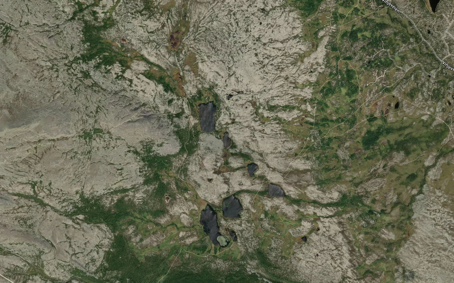 Satellite map of the Stubbtjorna