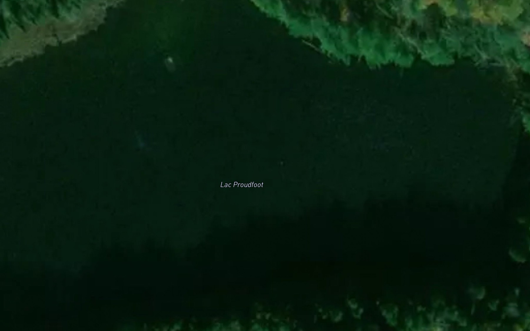 Satellite map of the Lac Proudfoot