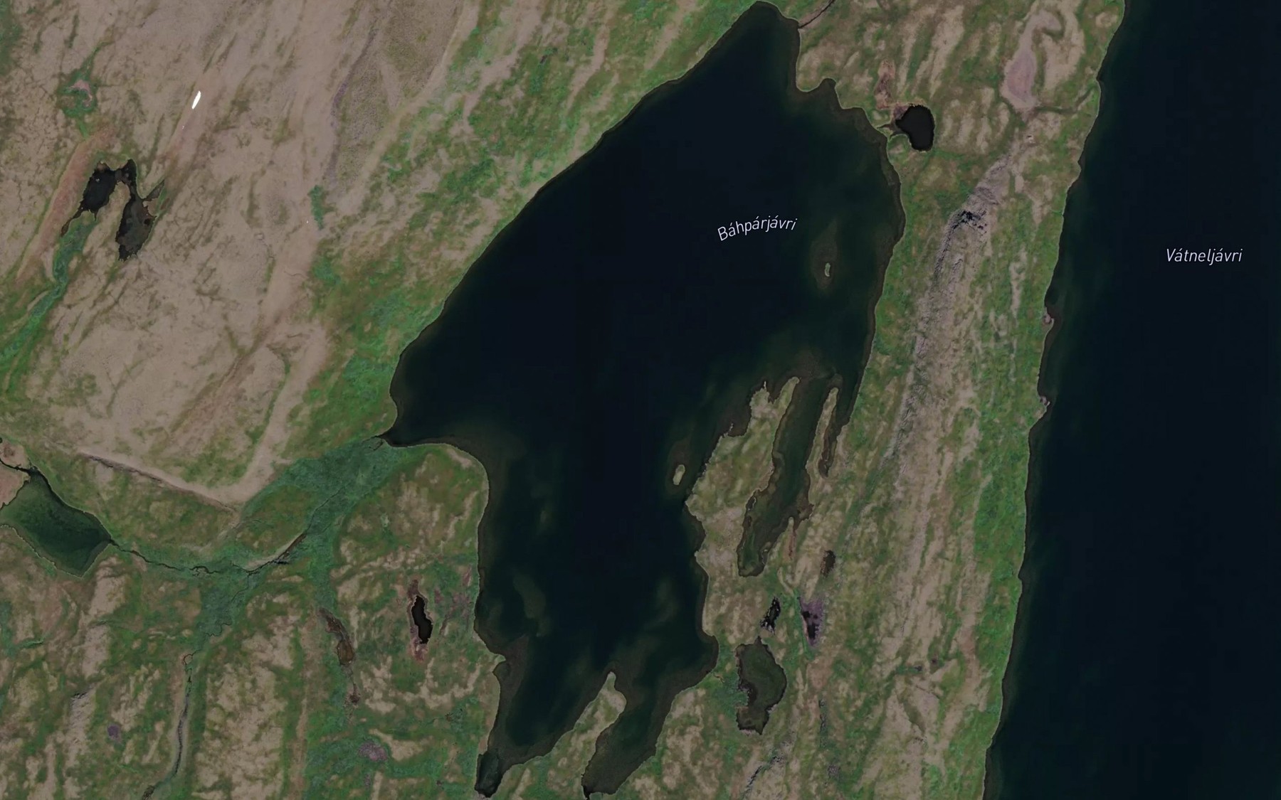 Satellite map of the Bahparjavri
