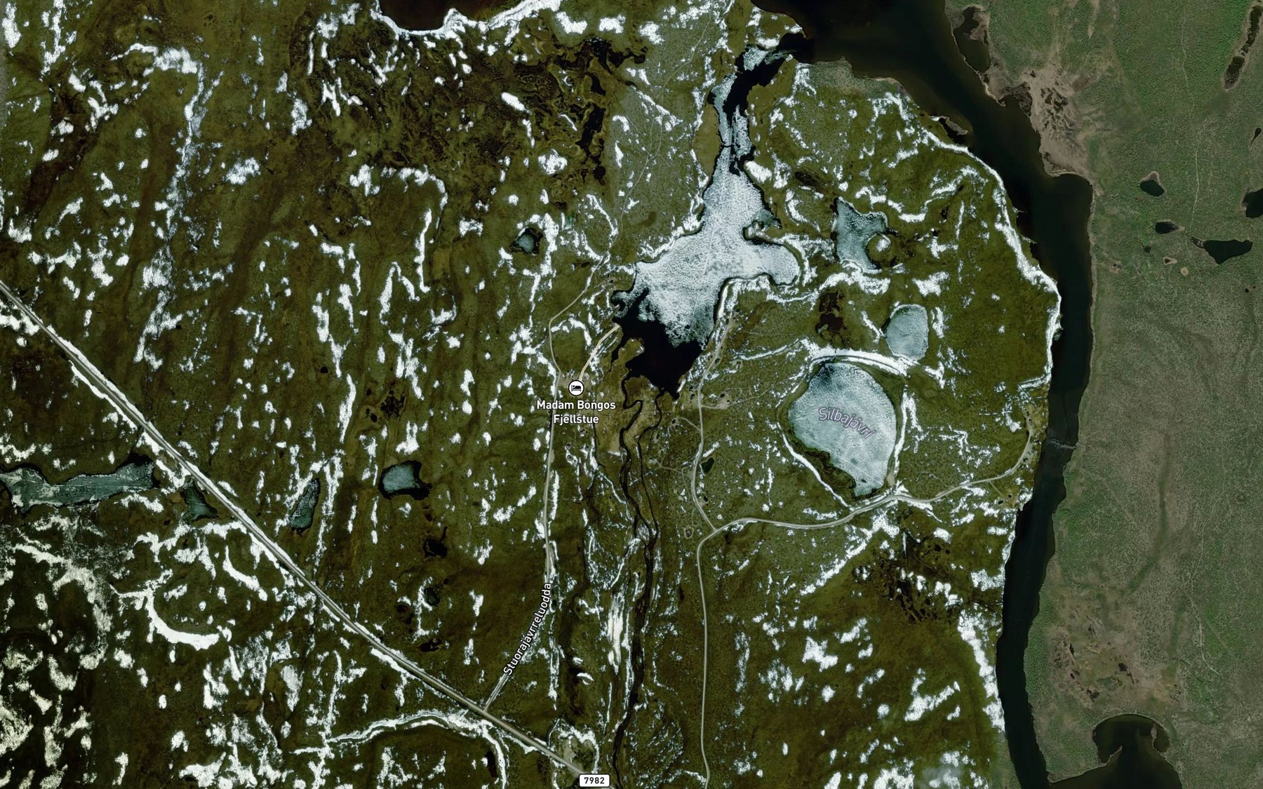Satellite map of the Cunojohka