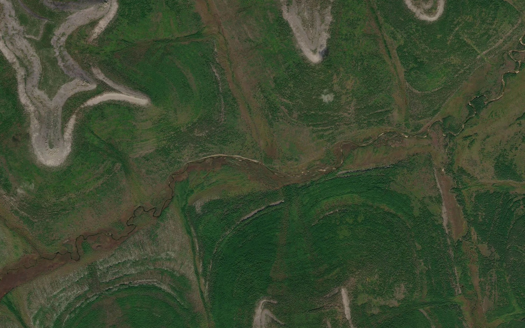 Satellite map of the Rozhok