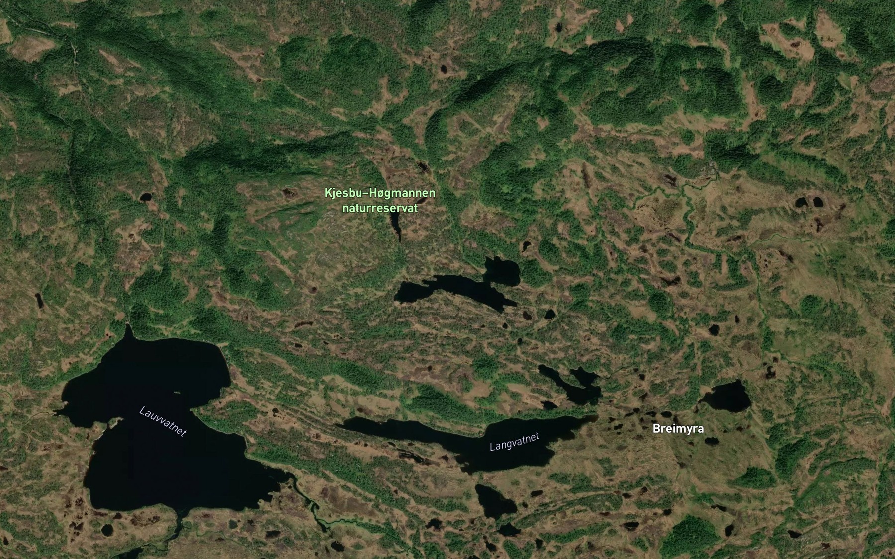 Satellite map of the Storkroktjonna