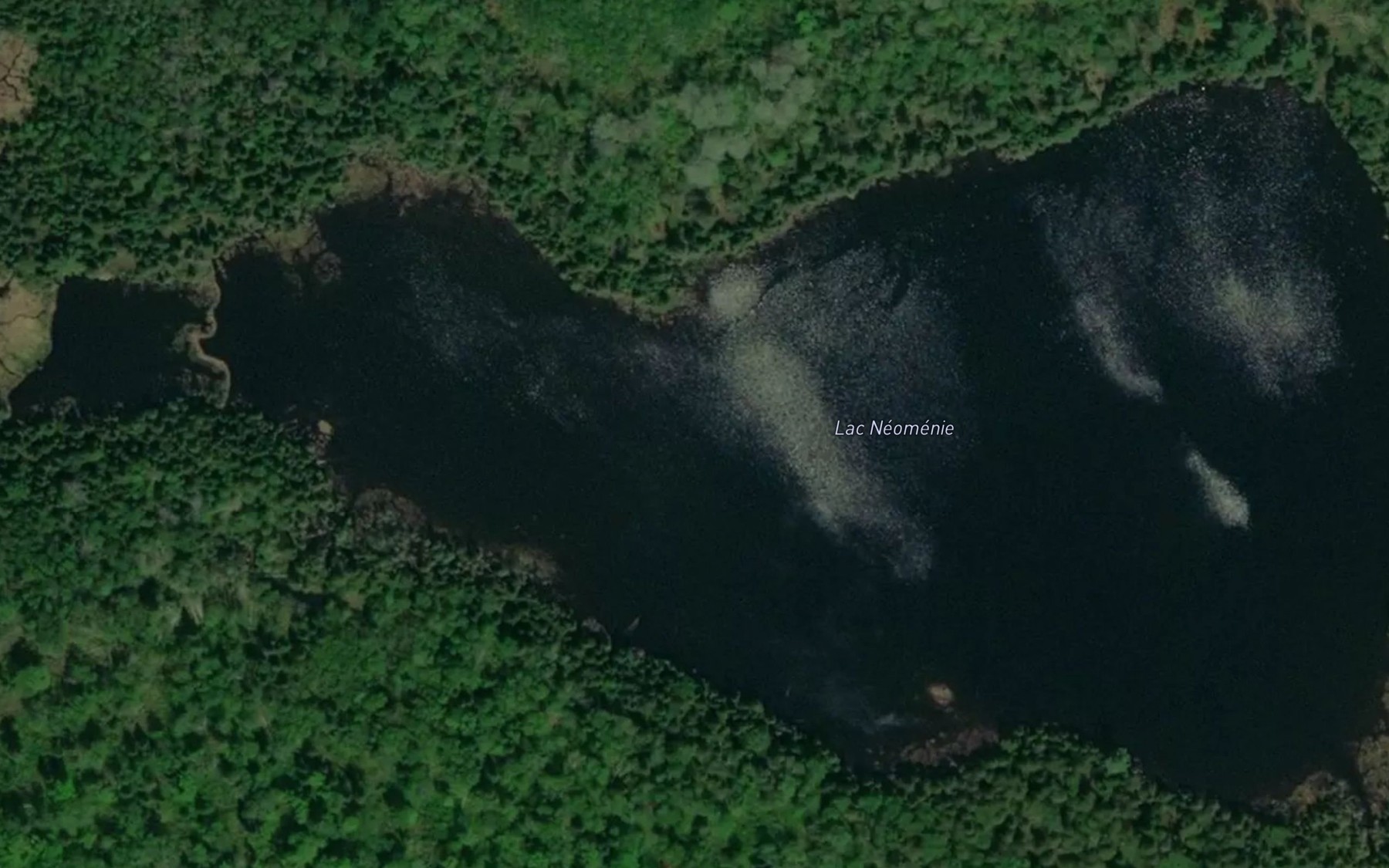 Satellite map of the Lac Neomenie