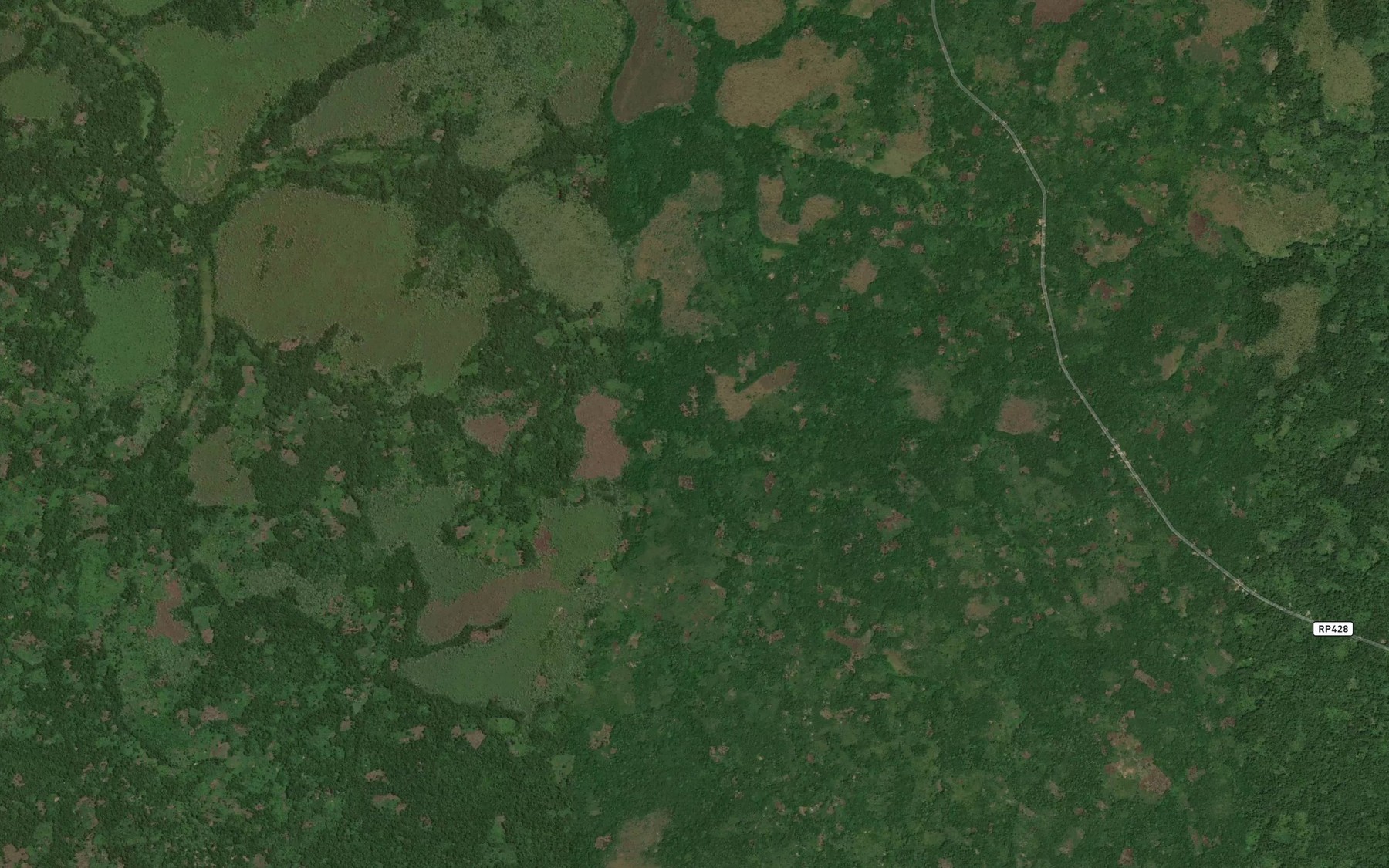Satellite map of the Akalingba