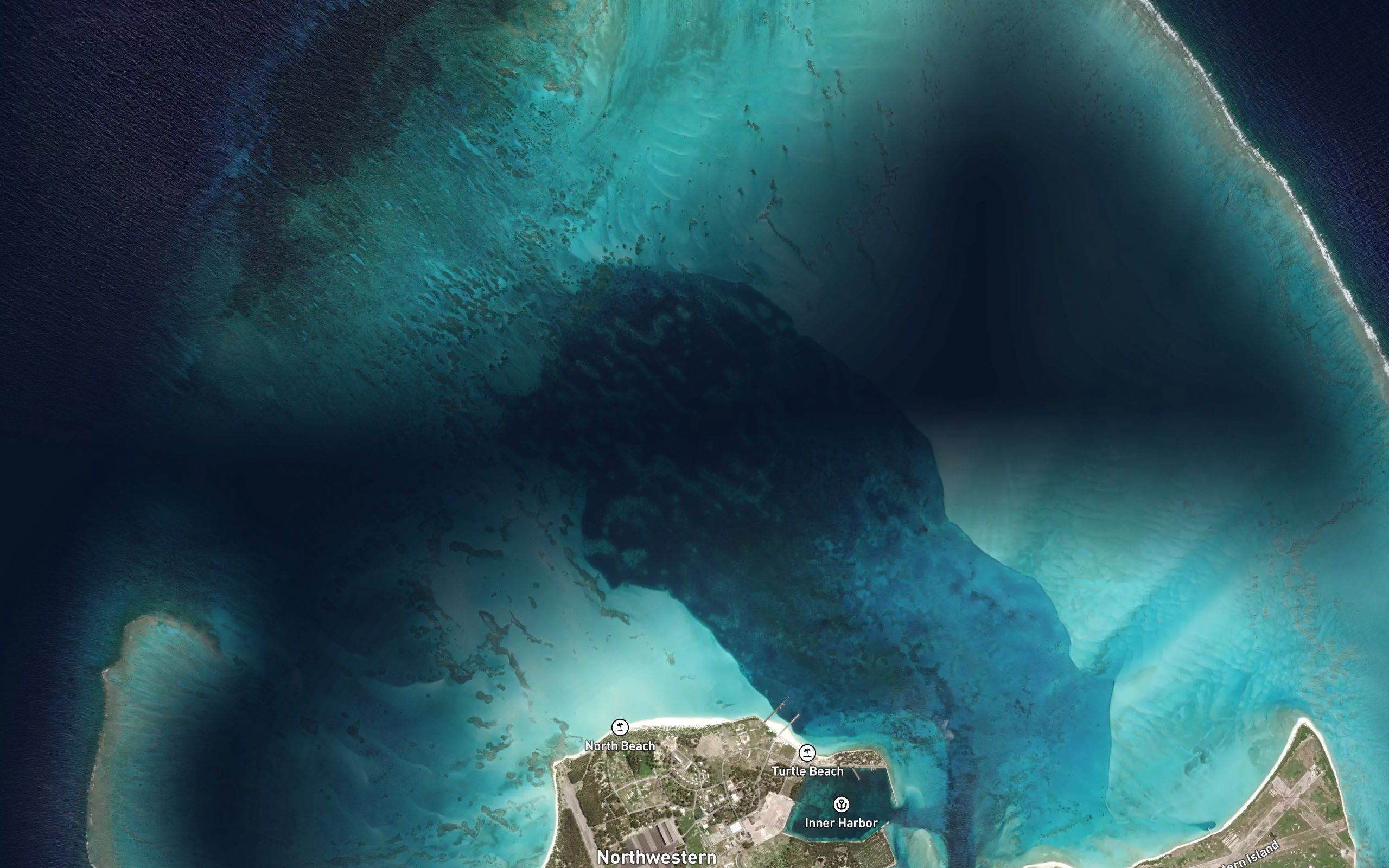 Dredged Seaplane Lanes