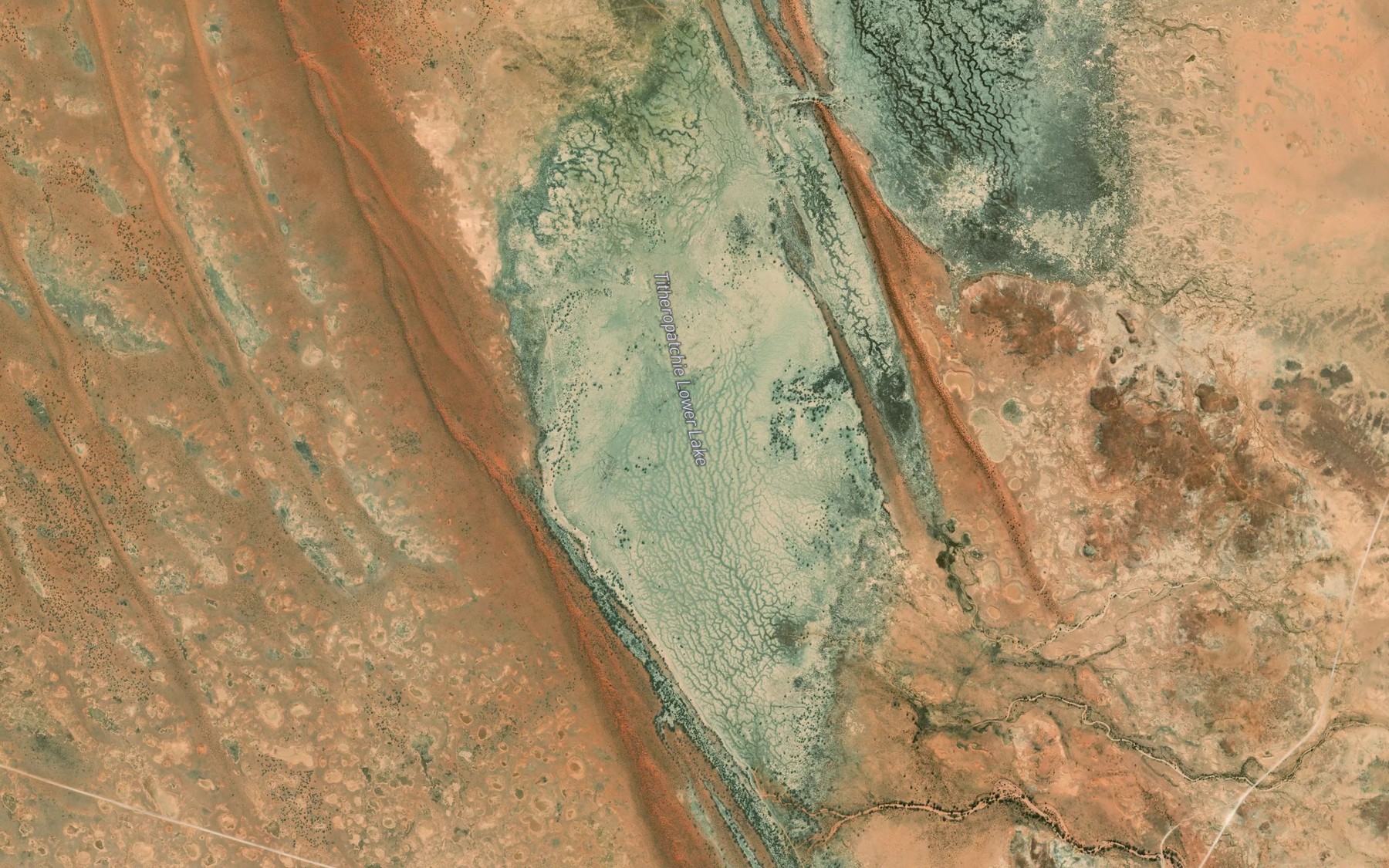 Satellite map of the Titheropatchie Lower Lake