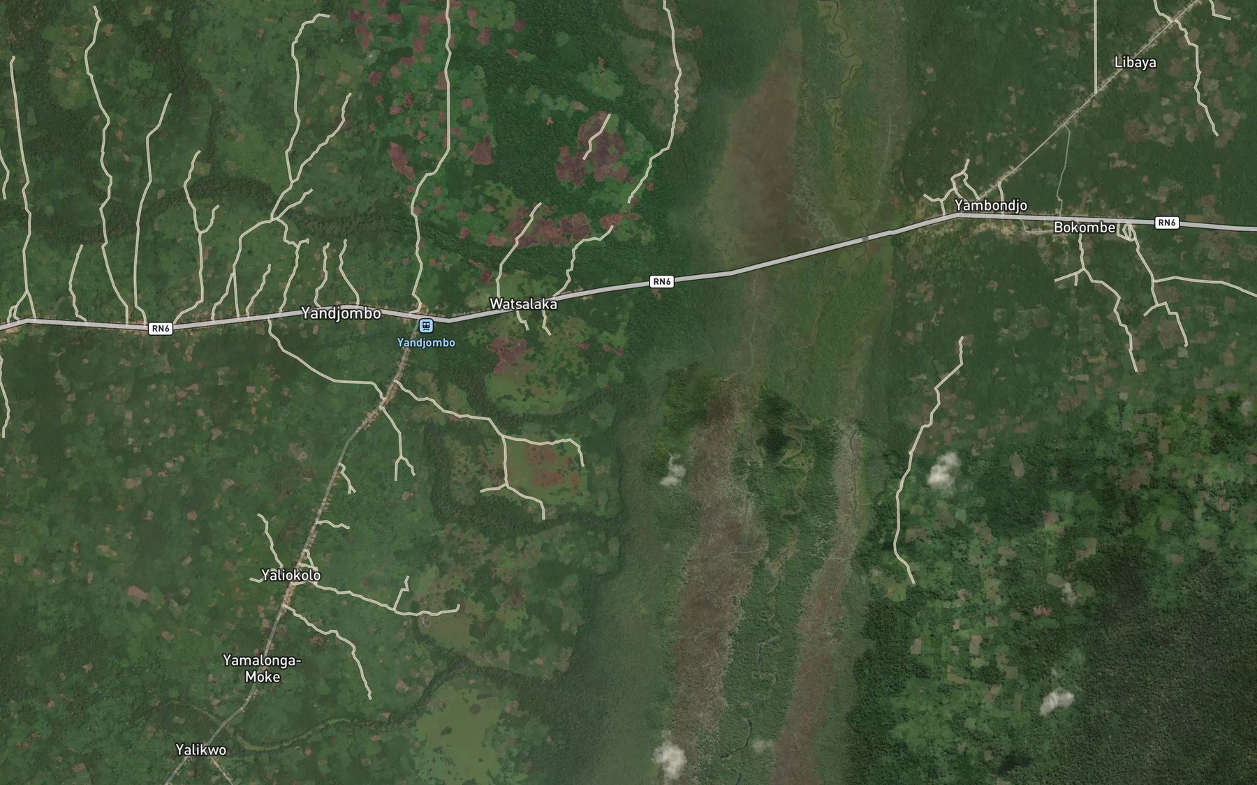 Satellite map of the Dolo