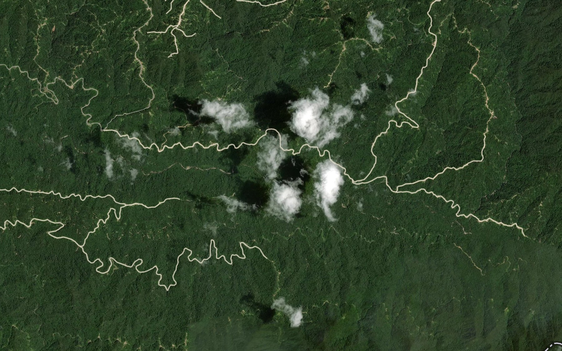 Satellite map of the Ulu Sungai Kajang