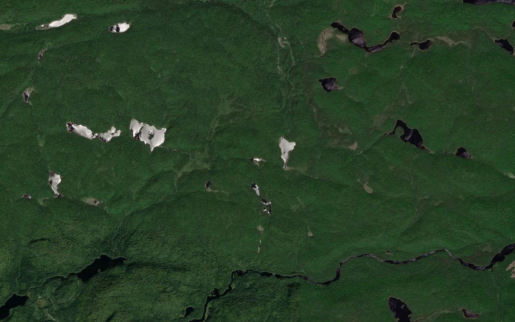 Satellite map of the Lac de la Gerboise