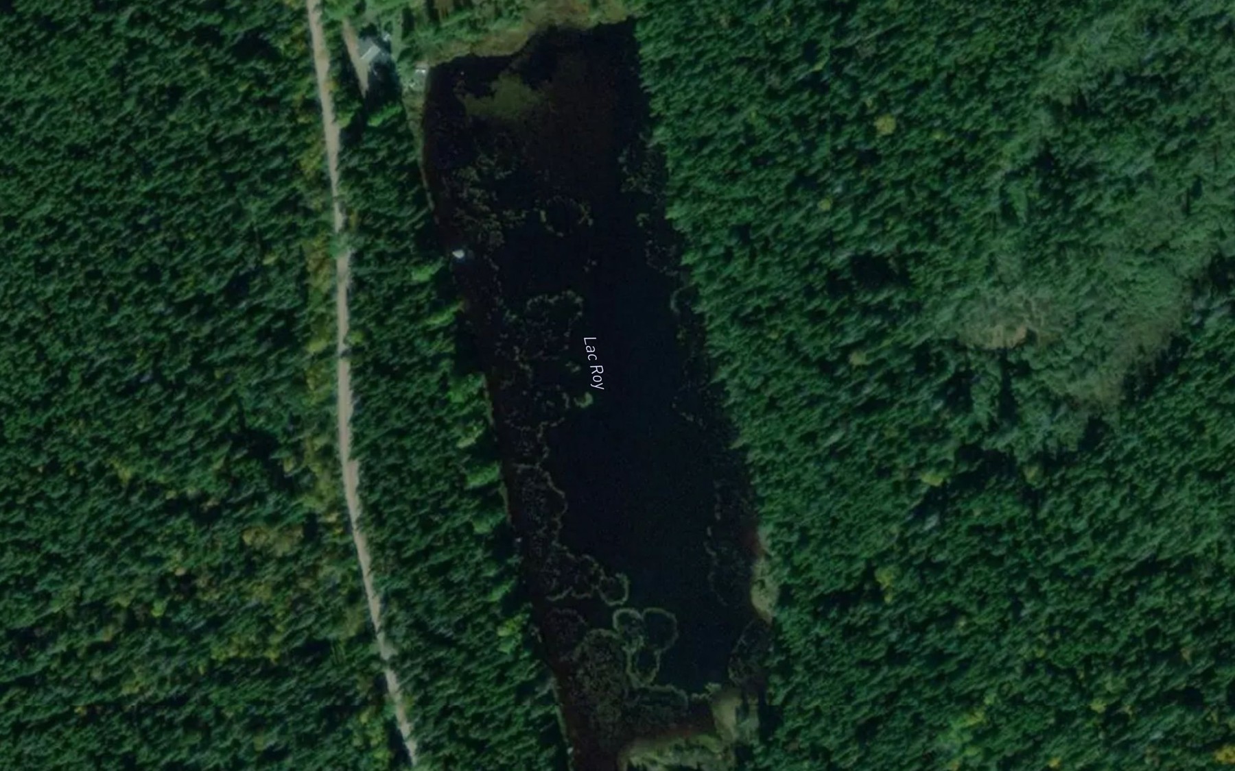 Satellite map of the Lac Roy