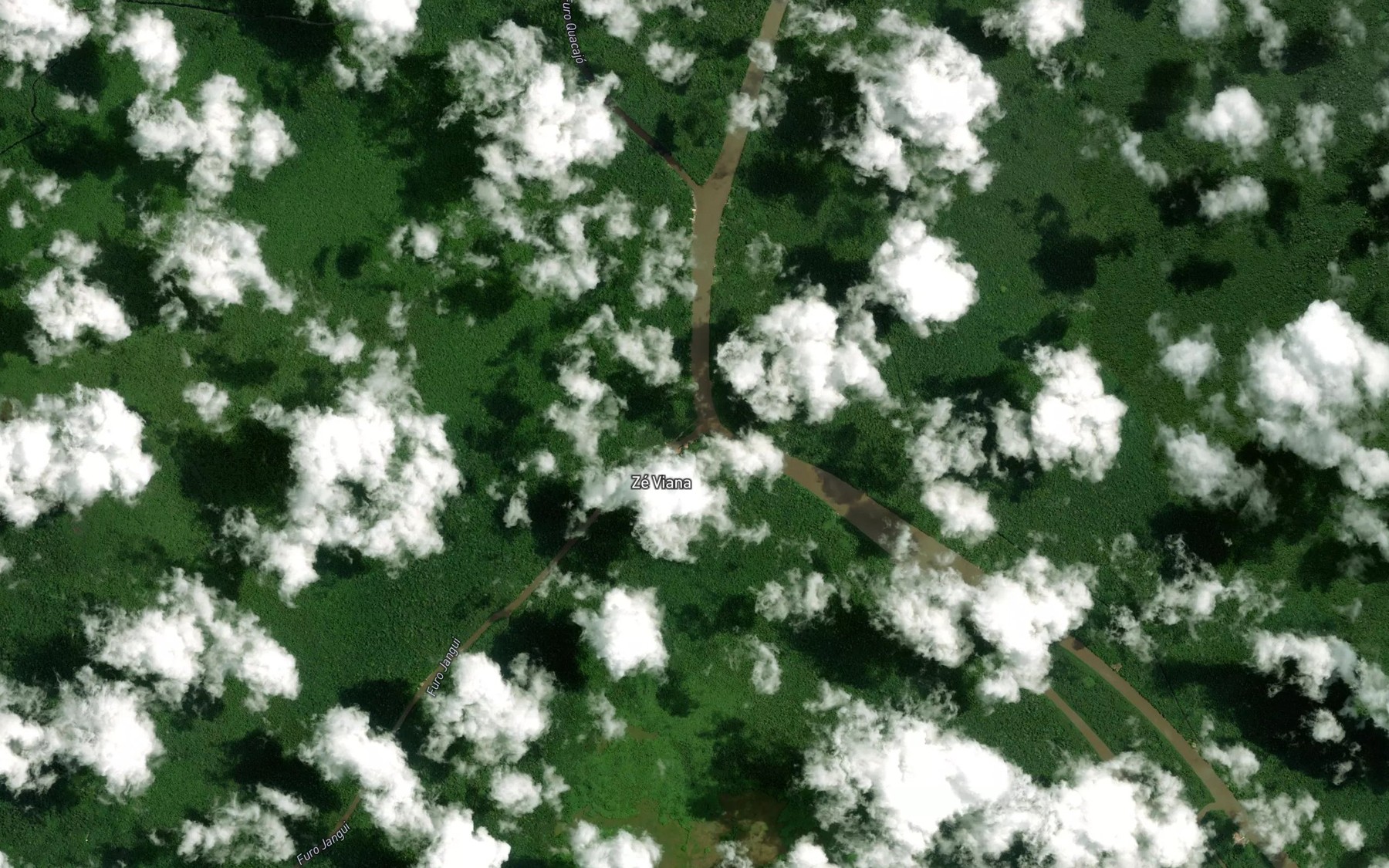Satellite map of the Furo Jangui