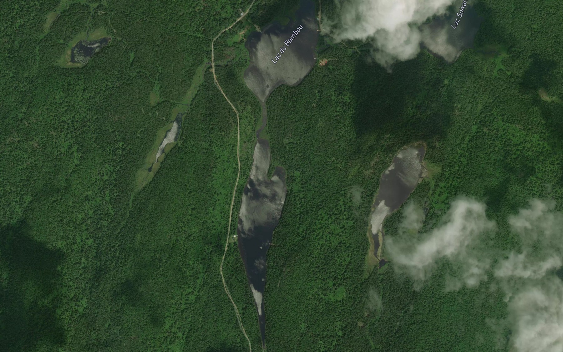 Satellite map of the Lac du Bambou