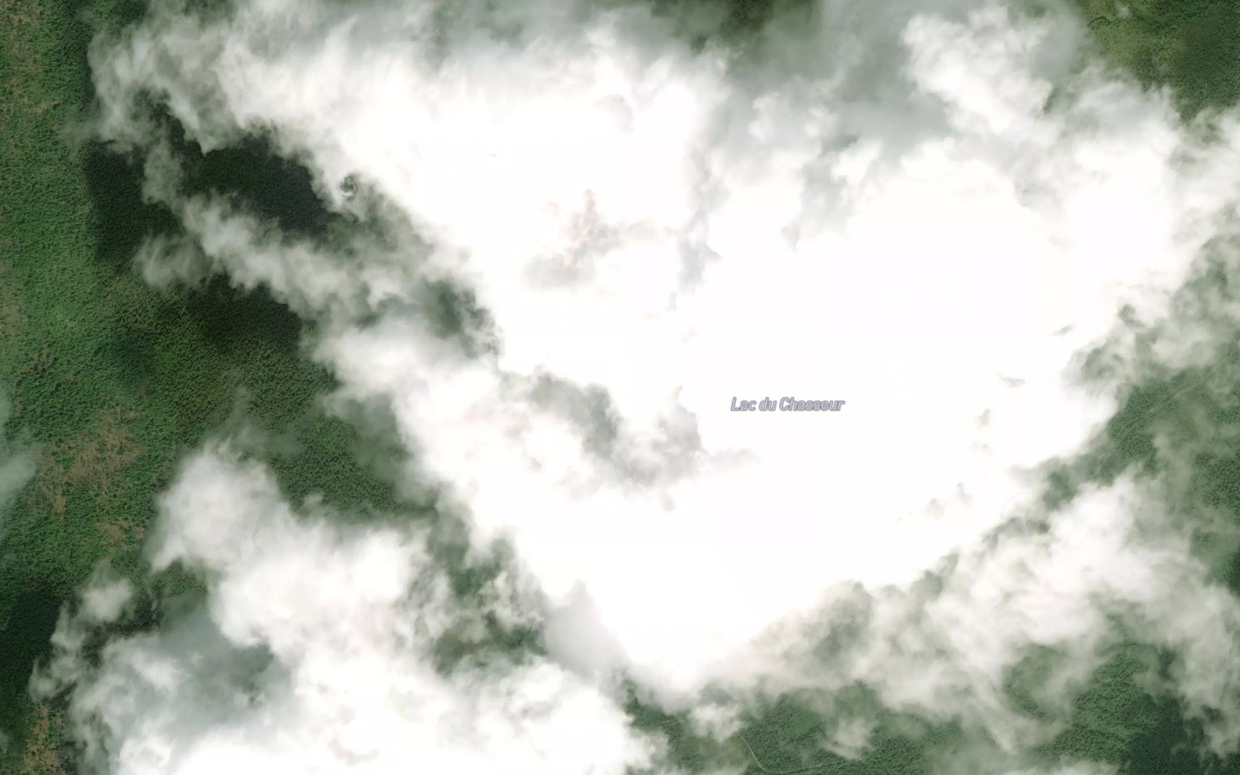 Satellite map of the Lac du Chasseur