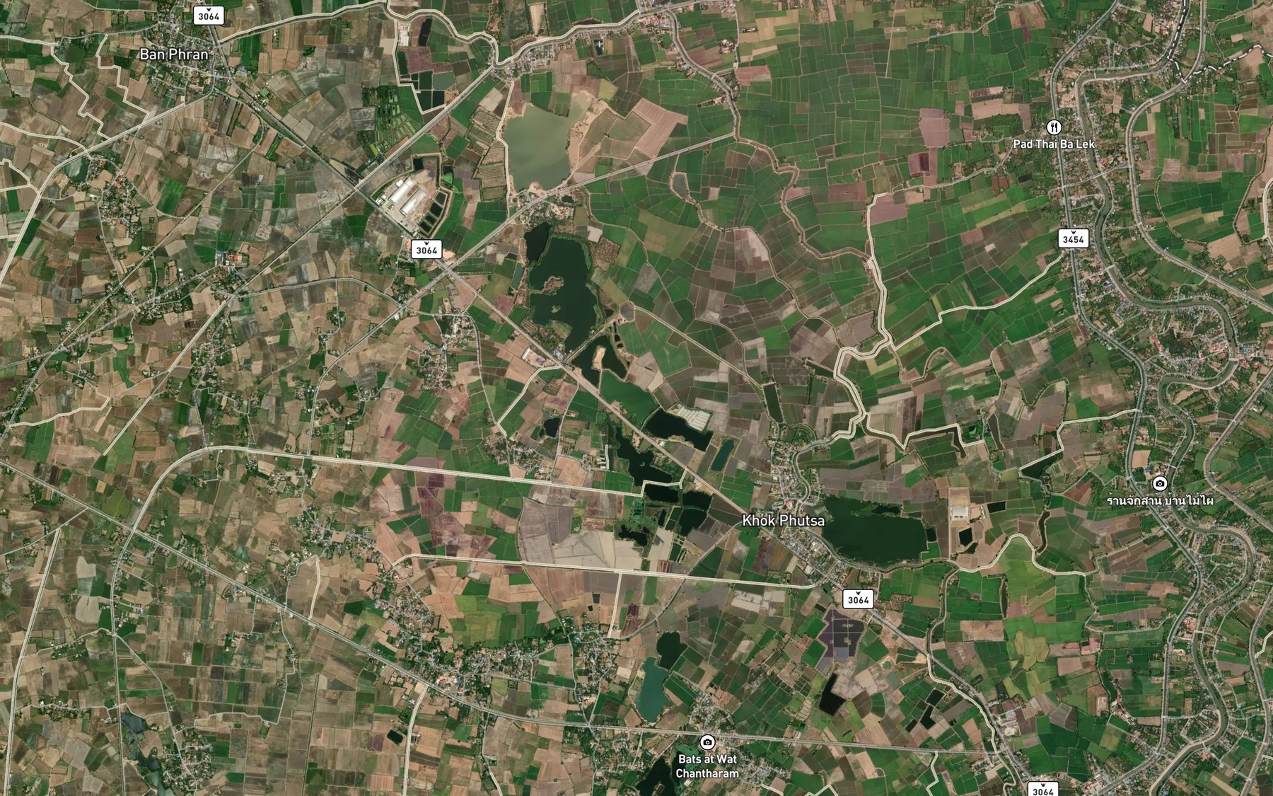 Satellite map of the Nong Khok Phutsa