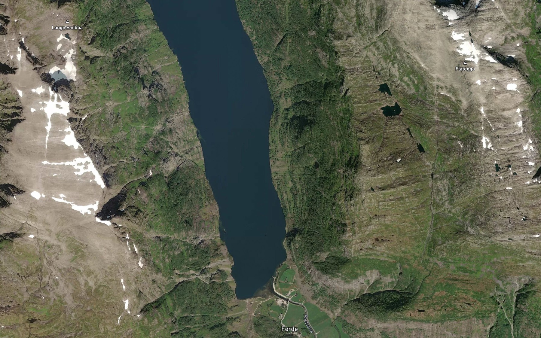 Satellite map of the Sliregrovene