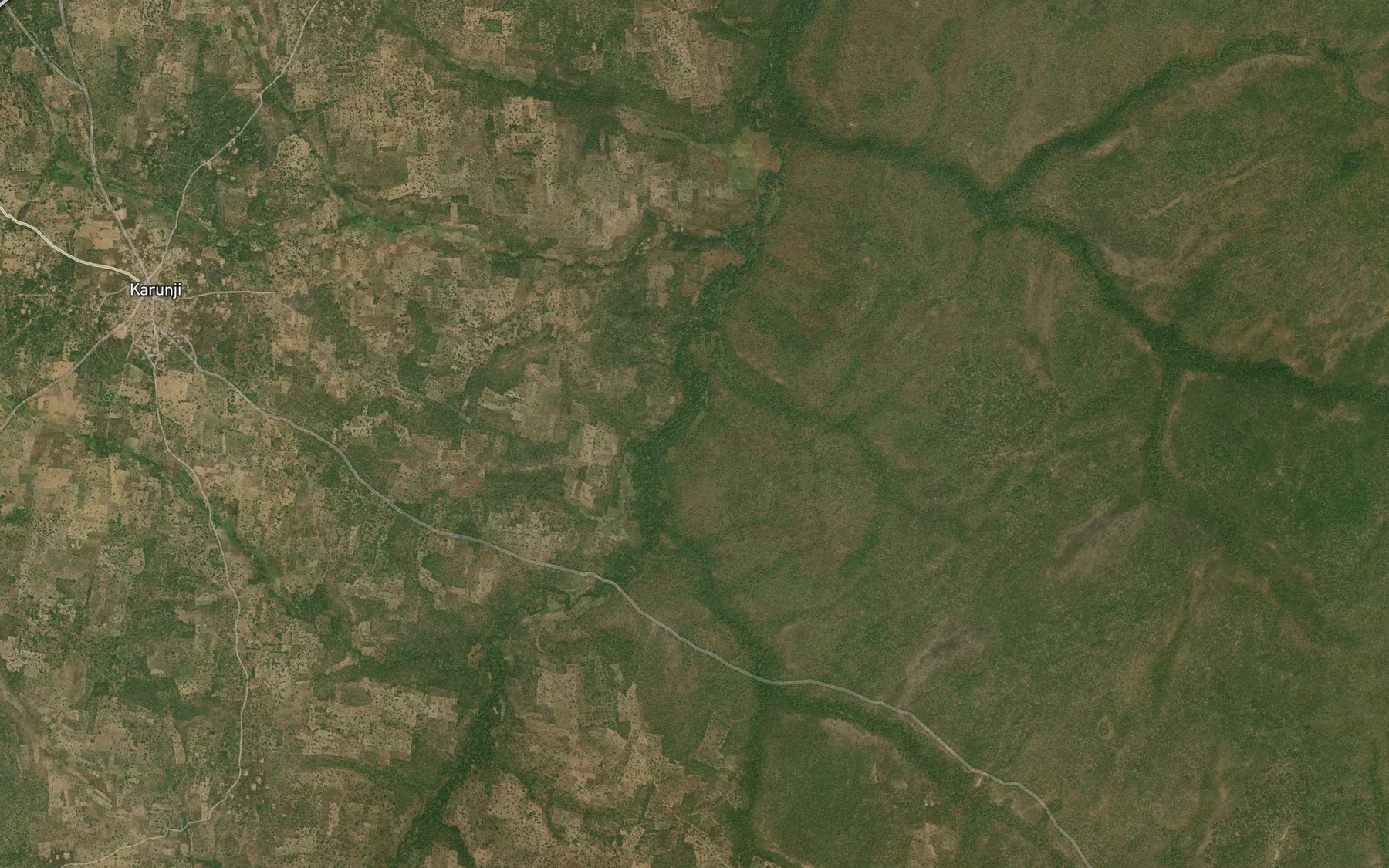 Satellite map of the River Yoo