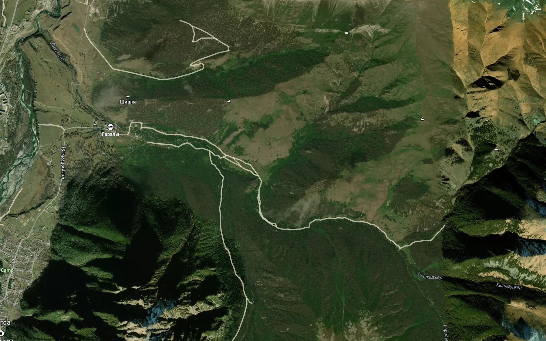 Satellite map of the Aktyube