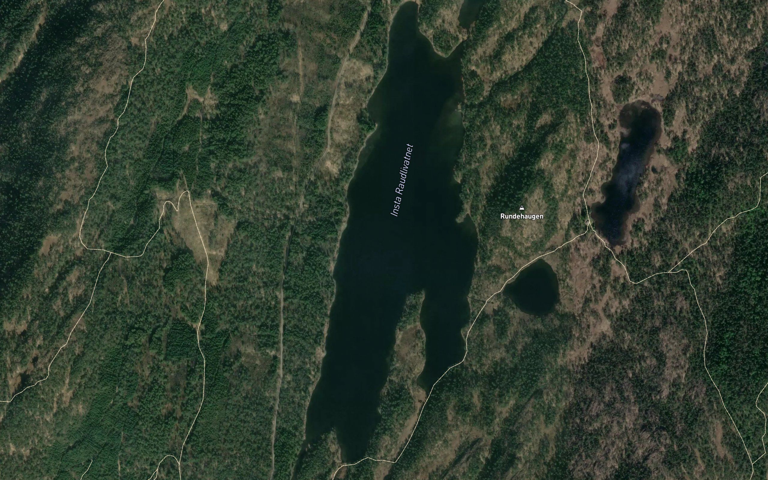 Raudlivatnet,in