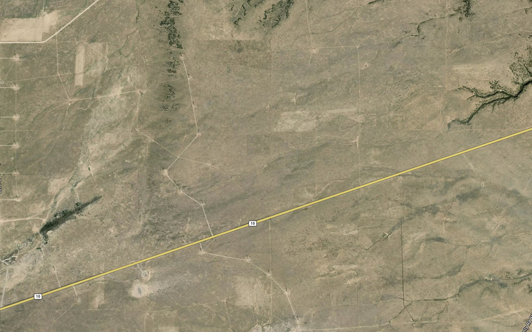 Satellite map of the Southeast Reservoir