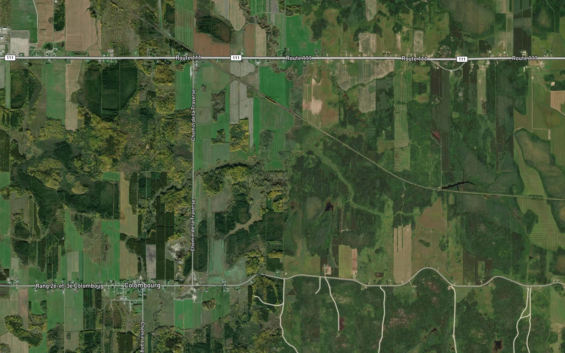 Satellite map of the Cours d'eau Bouffard