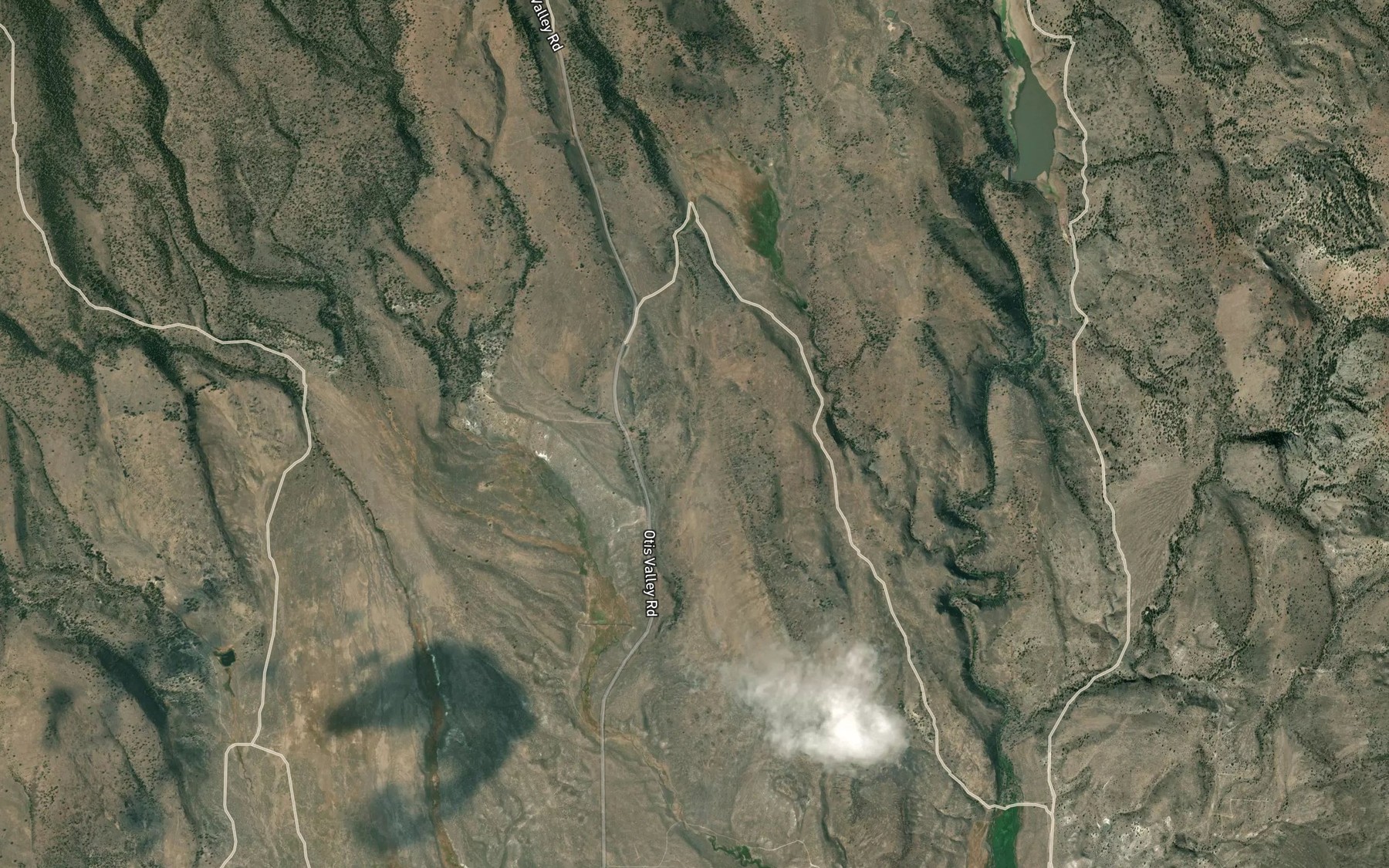 Satellite map of the Se-ng abi Huudi Reservoir