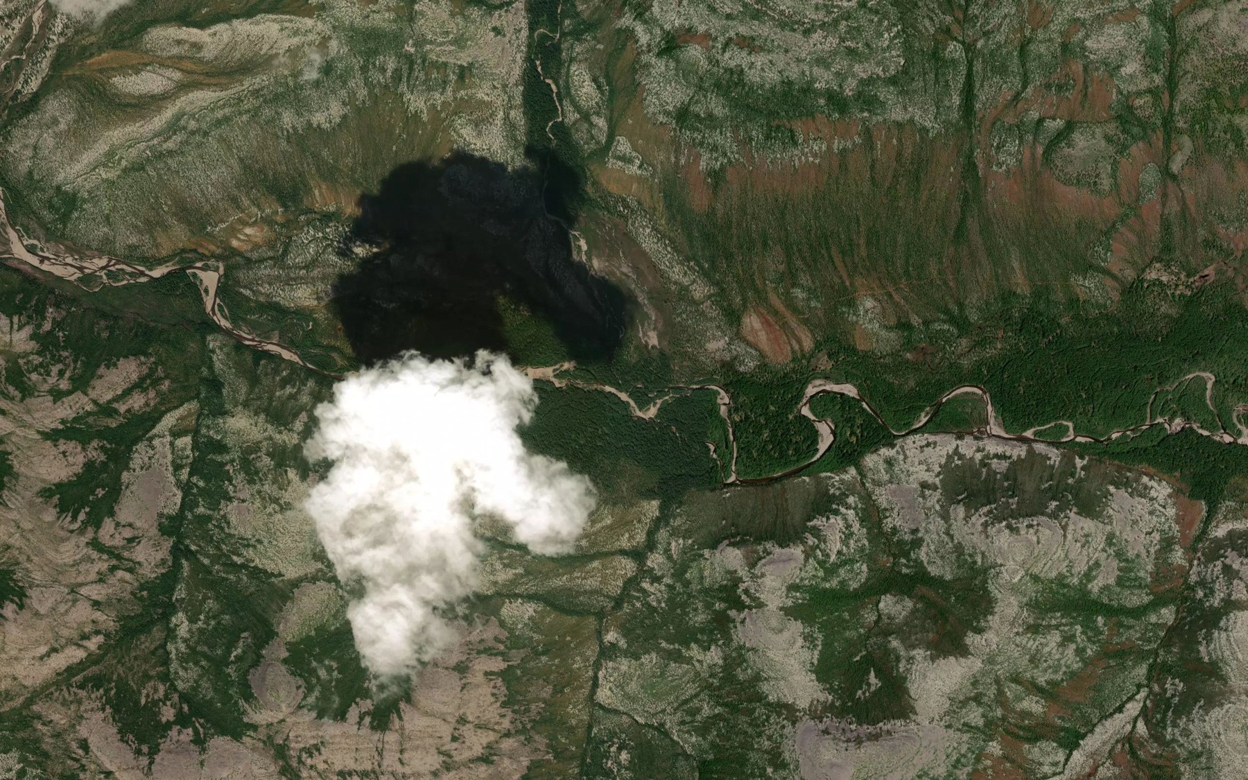 Satellite map of the Lomari