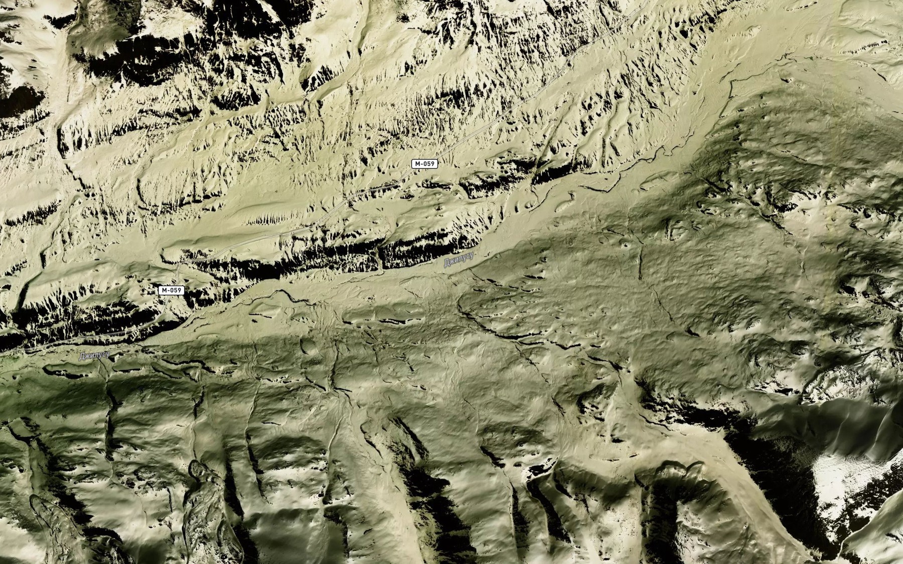 Satellite map of the Kalcha